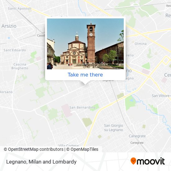 Legnano map