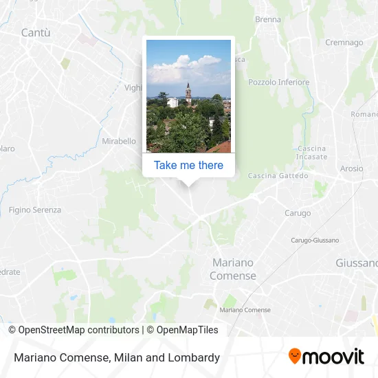Mariano Comense map