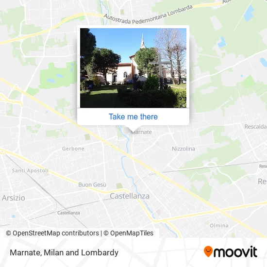 Marnate map