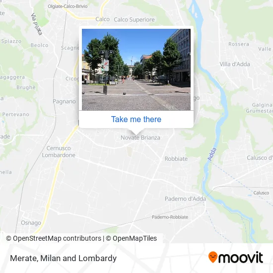 Merate map