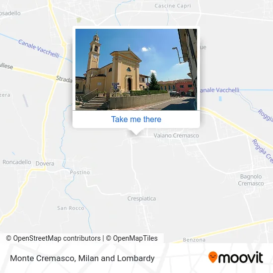 Monte Cremasco map