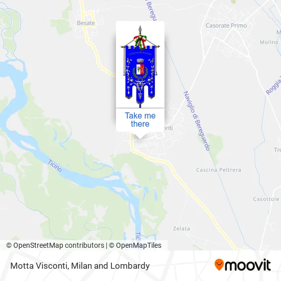 Motta Visconti map