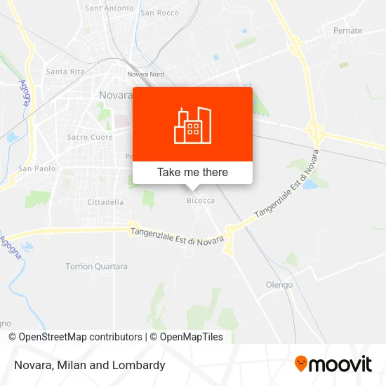 Novara map
