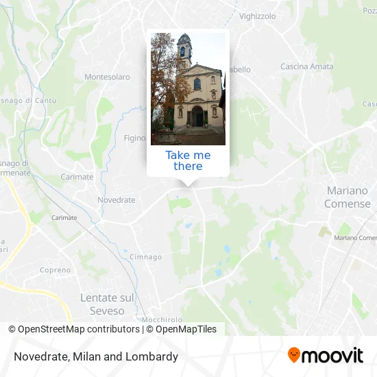 Novedrate map