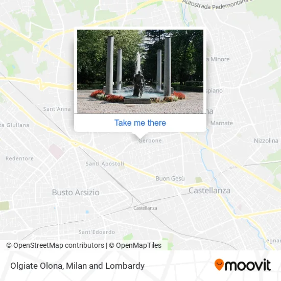Olgiate Olona map