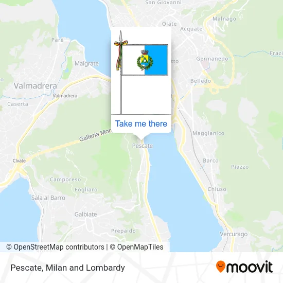 Pescate map