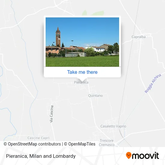 Pieranica map