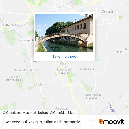 Robecco Sul Naviglio map