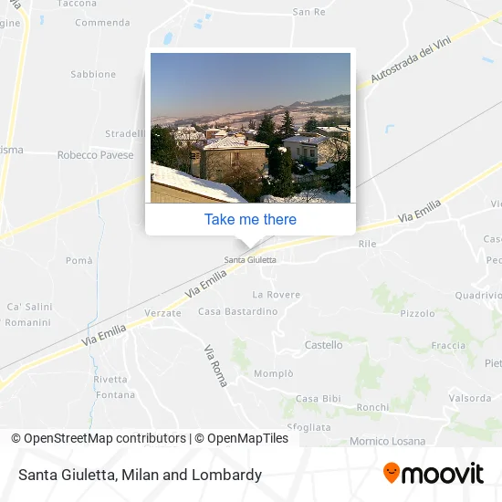 Santa Giuletta map