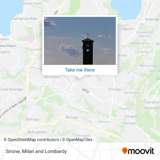 Sirone map