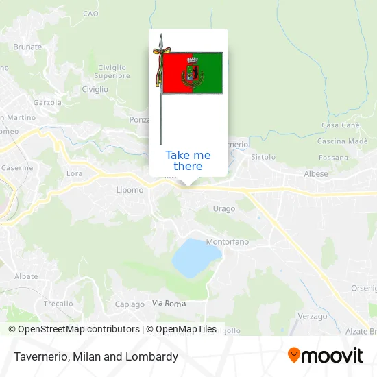 Tavernerio map