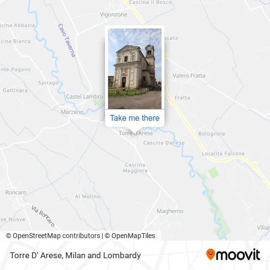 Torre D' Arese map