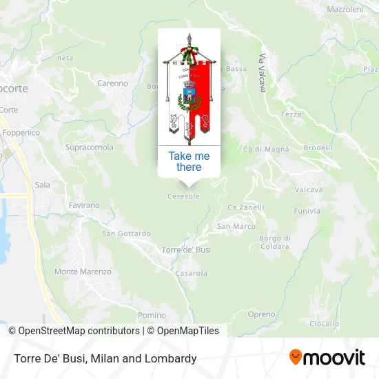 Torre De' Busi map