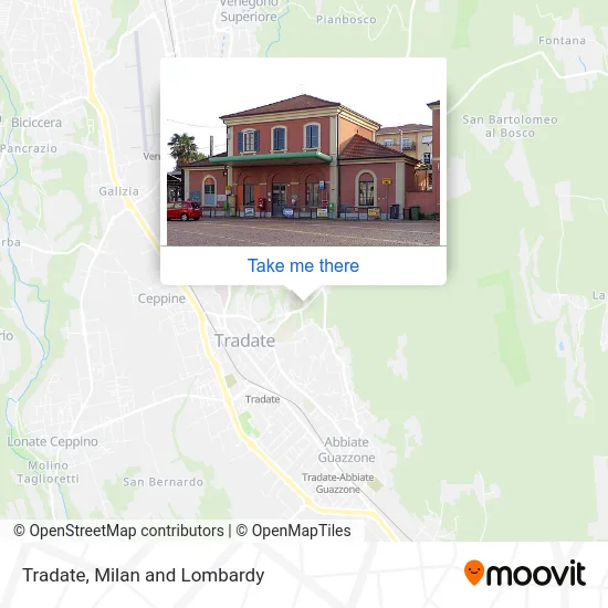 Tradate map