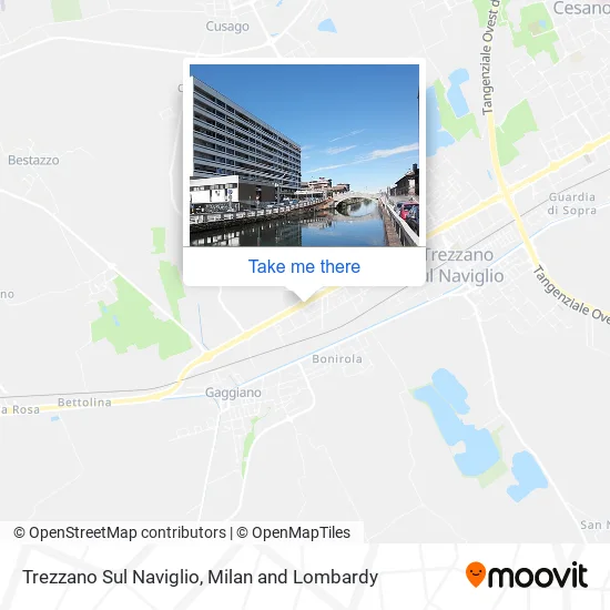 Trezzano Sul Naviglio map