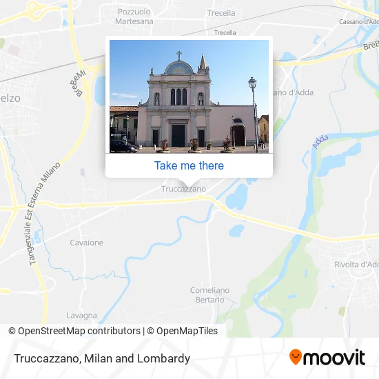 Truccazzano map