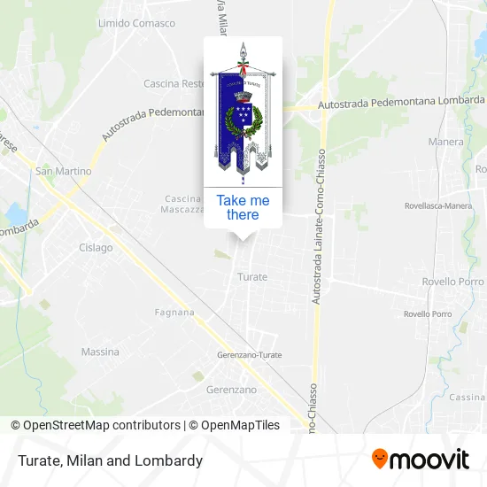 Turate map