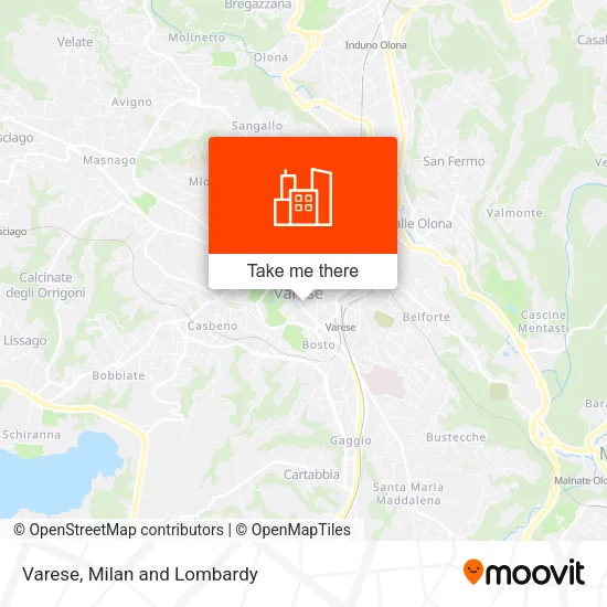 Varese map