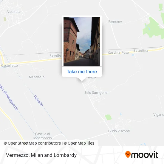 Vermezzo map