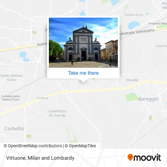 Vittuone map