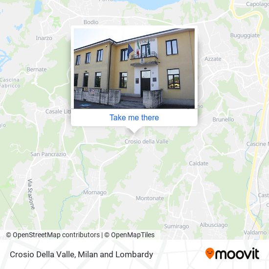 Crosio Della Valle map