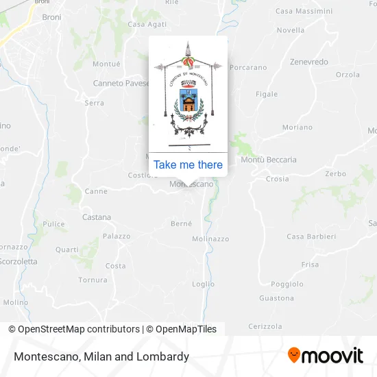 Montescano map