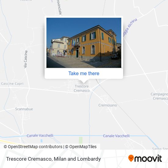 Trescore Cremasco map