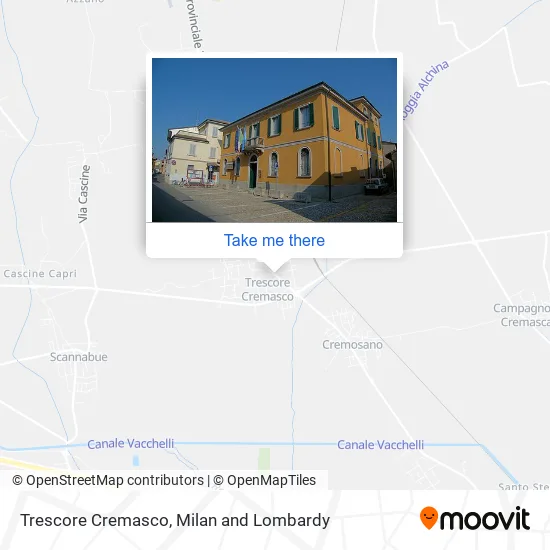 Trescore Cremasco map