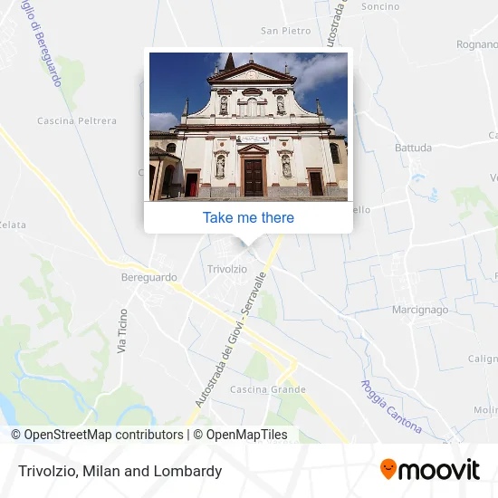Trivolzio map