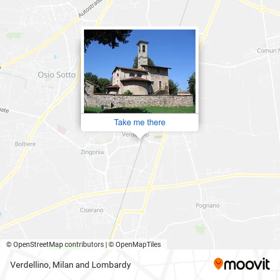 Verdellino map