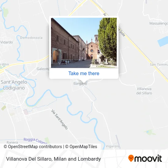 Villanova Del Sillaro map