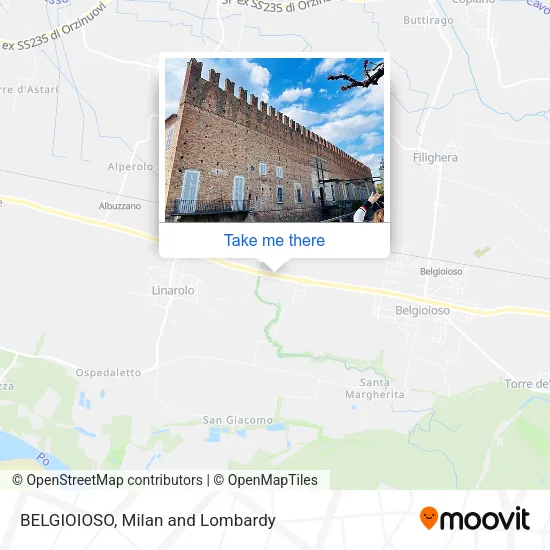 BELGIOIOSO map