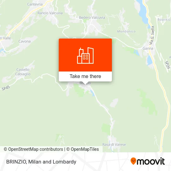BRINZIO map
