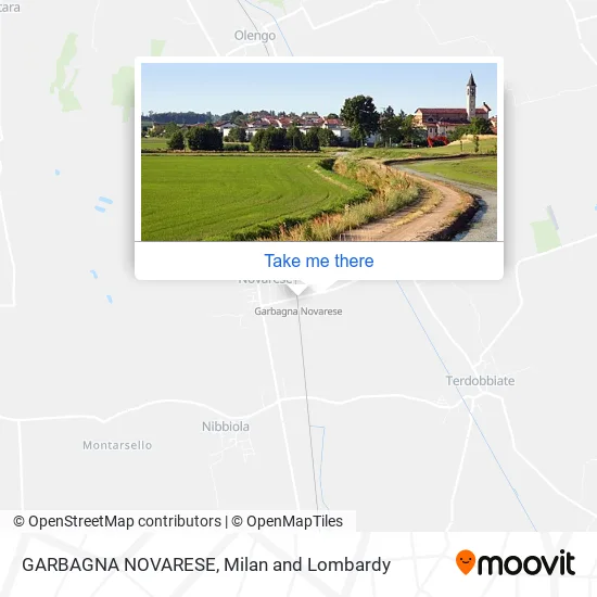 GARBAGNA NOVARESE map