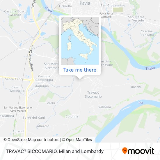 TRAVAC? SICCOMARIO map