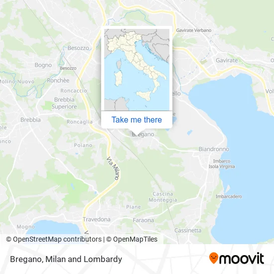 Bregano map