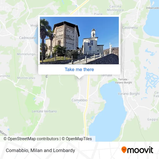 Comabbio map