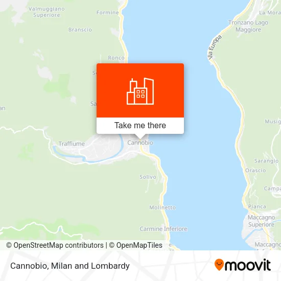 Cannobio map