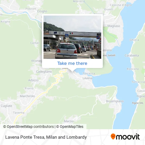 Lavena Ponte Tresa map