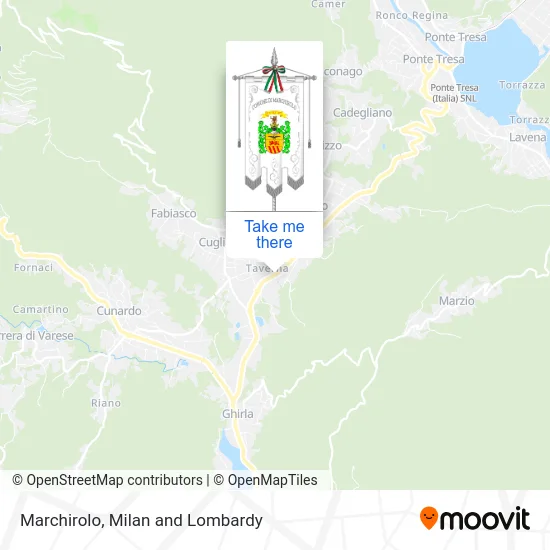 Marchirolo map