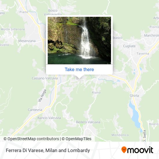 Ferrera Di Varese map