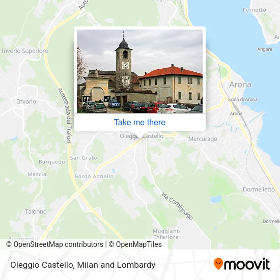 Oleggio Castello map