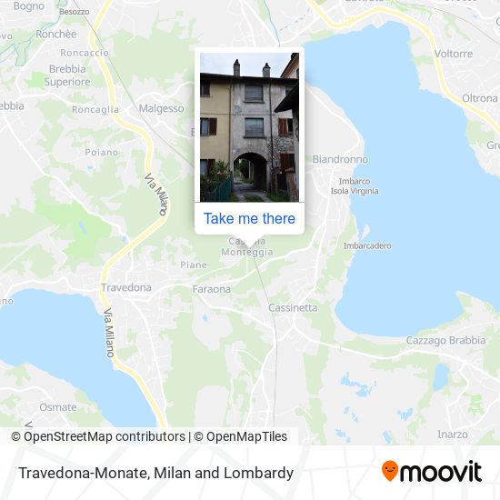 Travedona-Monate map