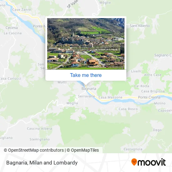 Bagnaria map