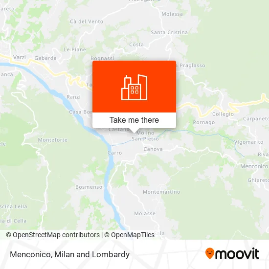 Menconico map