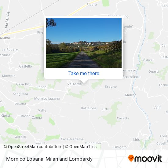 Mornico Losana map