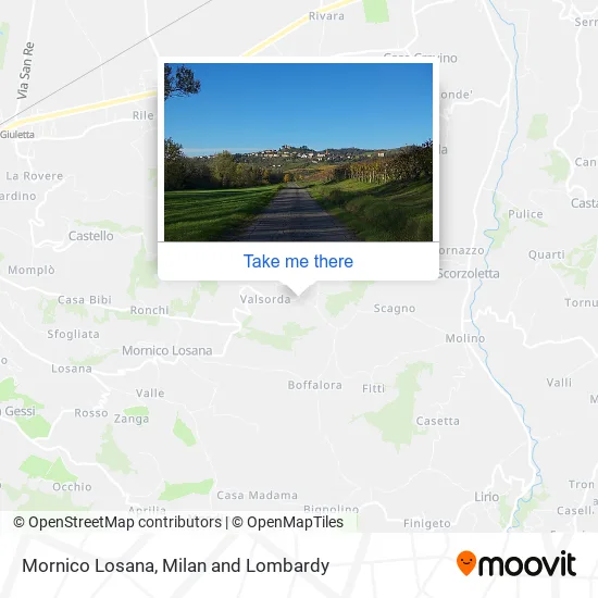 Mornico Losana map