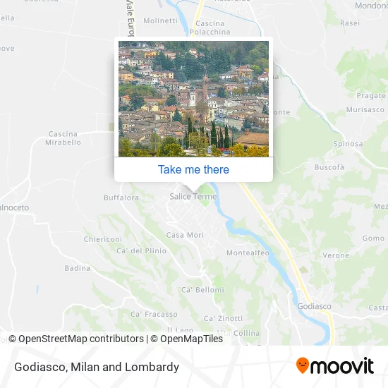 Godiasco map