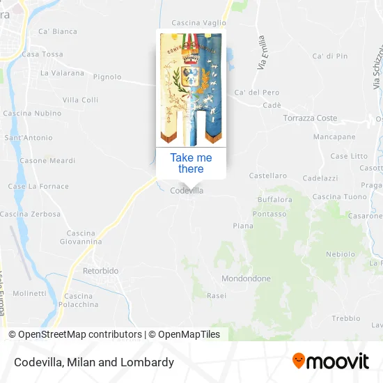 Codevilla map