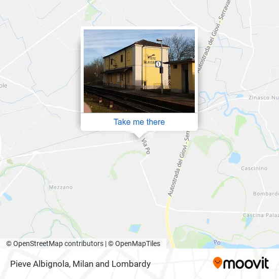 Pieve Albignola map